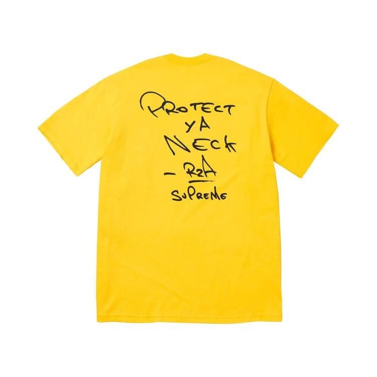 Supreme x Wu-Tang Clan Rza T-Shirt Yellow