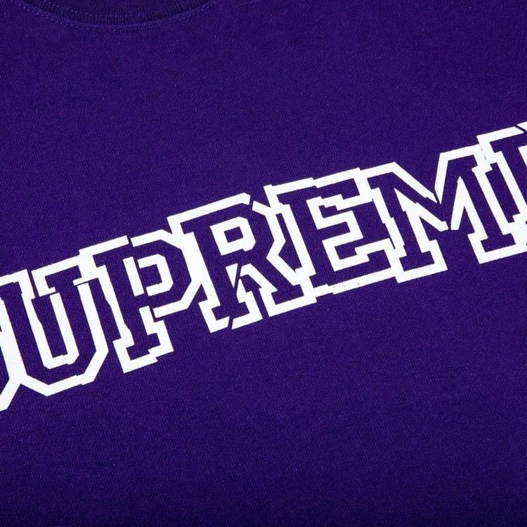 Supreme Shattered Logo Crewneck Purple