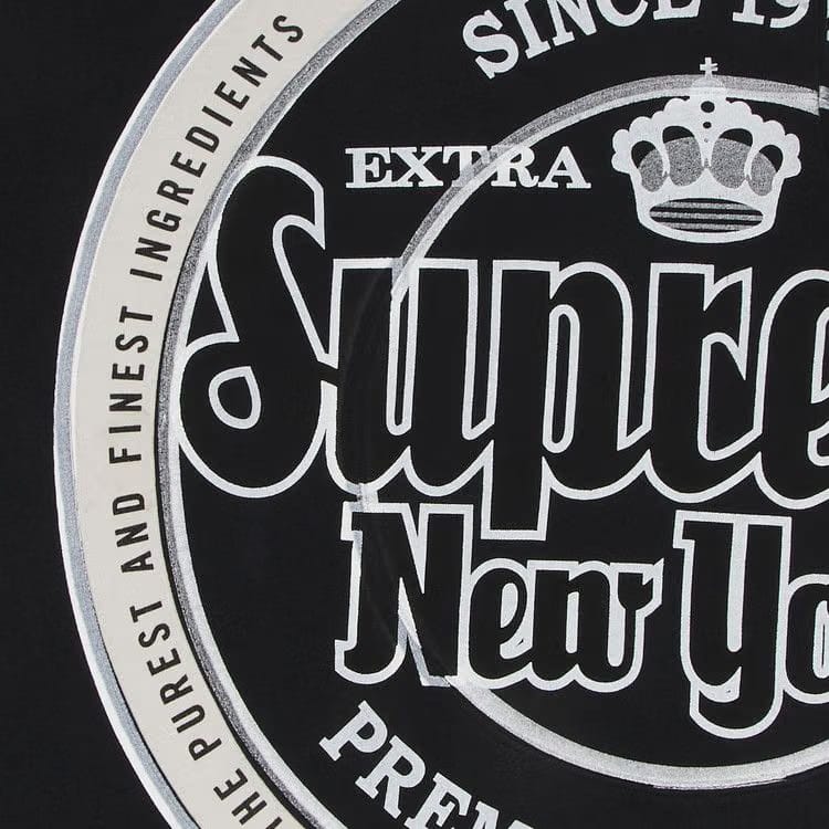 Supreme Lager Shorts-Sleeve Top Black