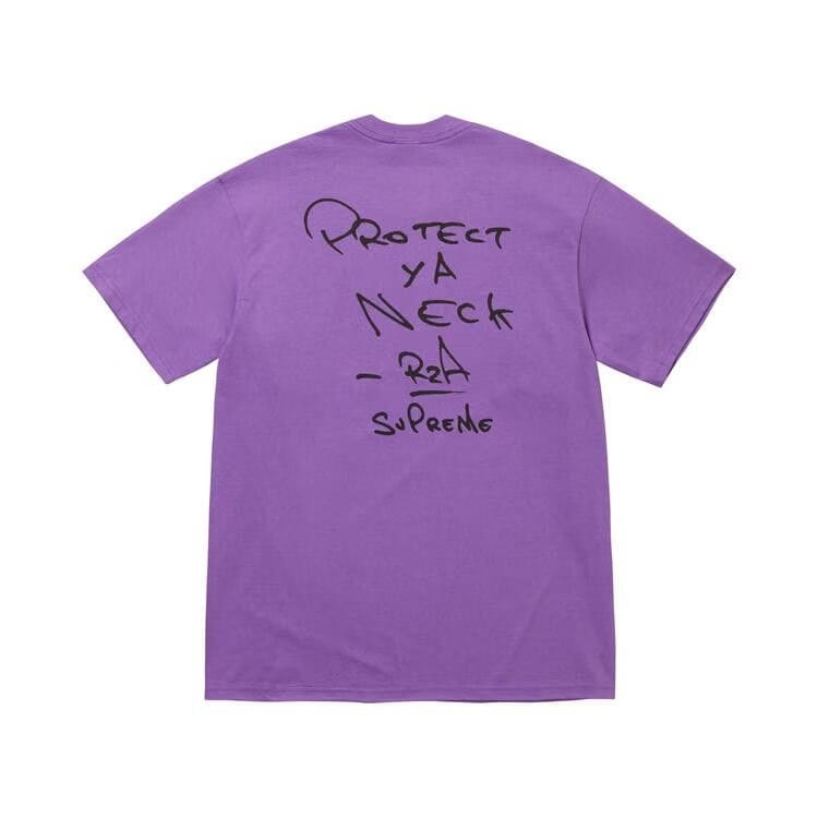 Supreme x Wu-Tang Clan Rza T-Shirt Purple