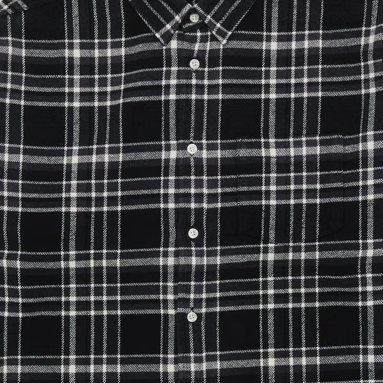 Supreme Old English Plaid Flannel Shirt Black