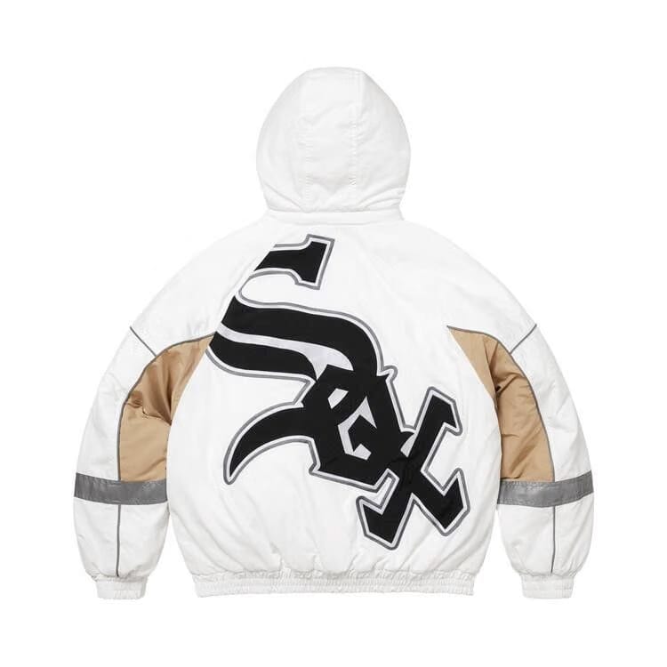 Supreme x Chicago White Sox Stadium Jacket White