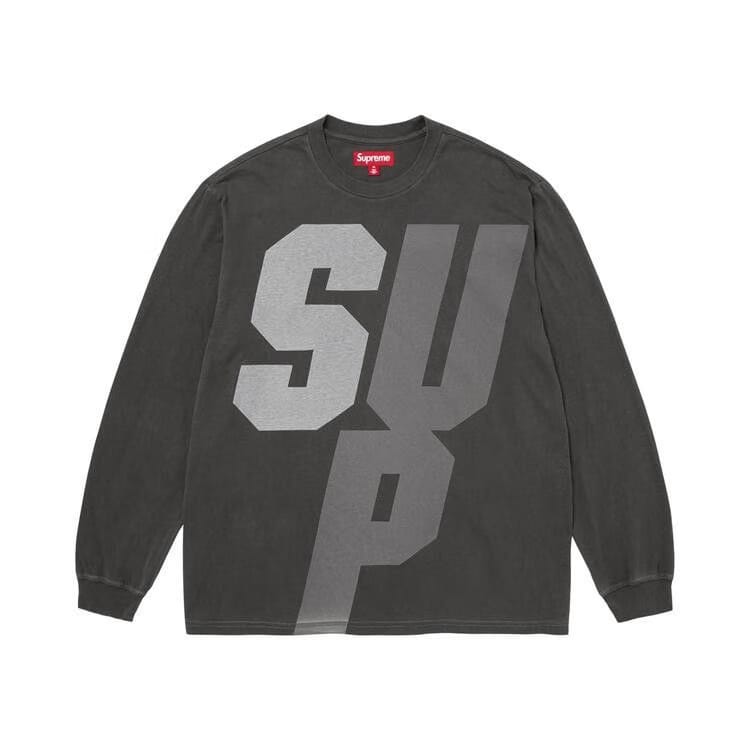Supreme Reflective Long-Sleeve Top Black