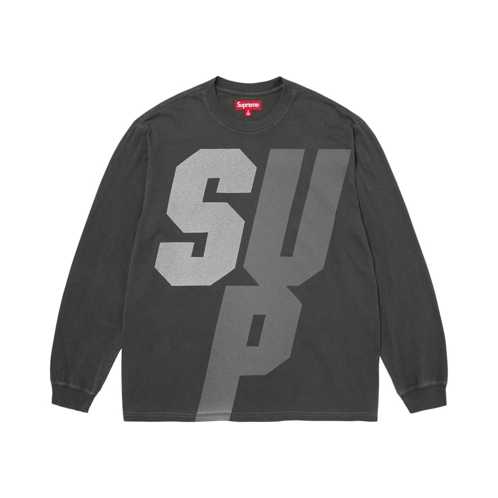 Supreme Reflective Long-Sleeve Top Black