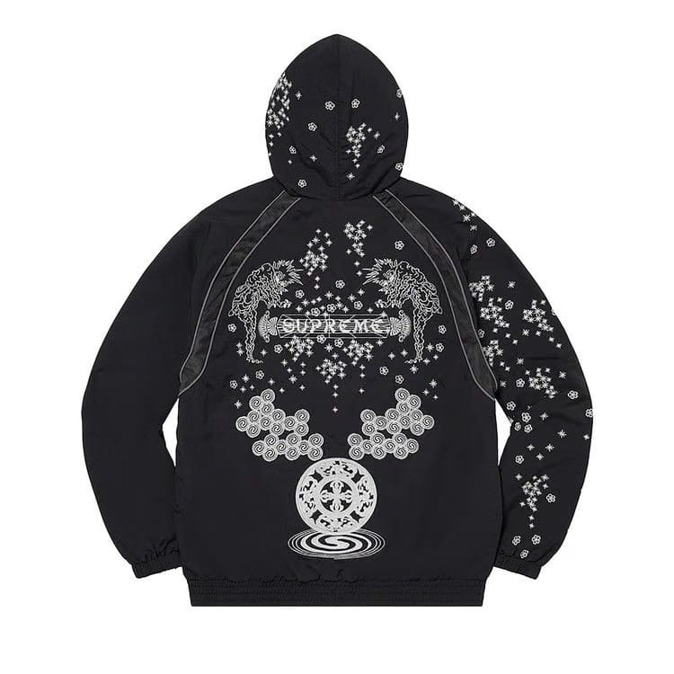 Supreme AOI Glow-In-The-Dark Track Jacket Black