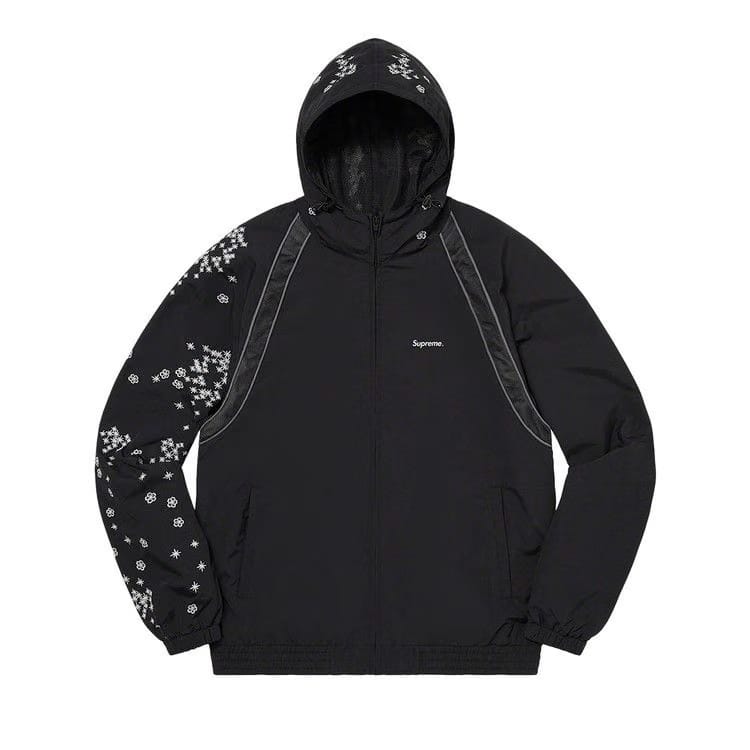Supreme AOI Glow-In-The-Dark Track Jacket Black