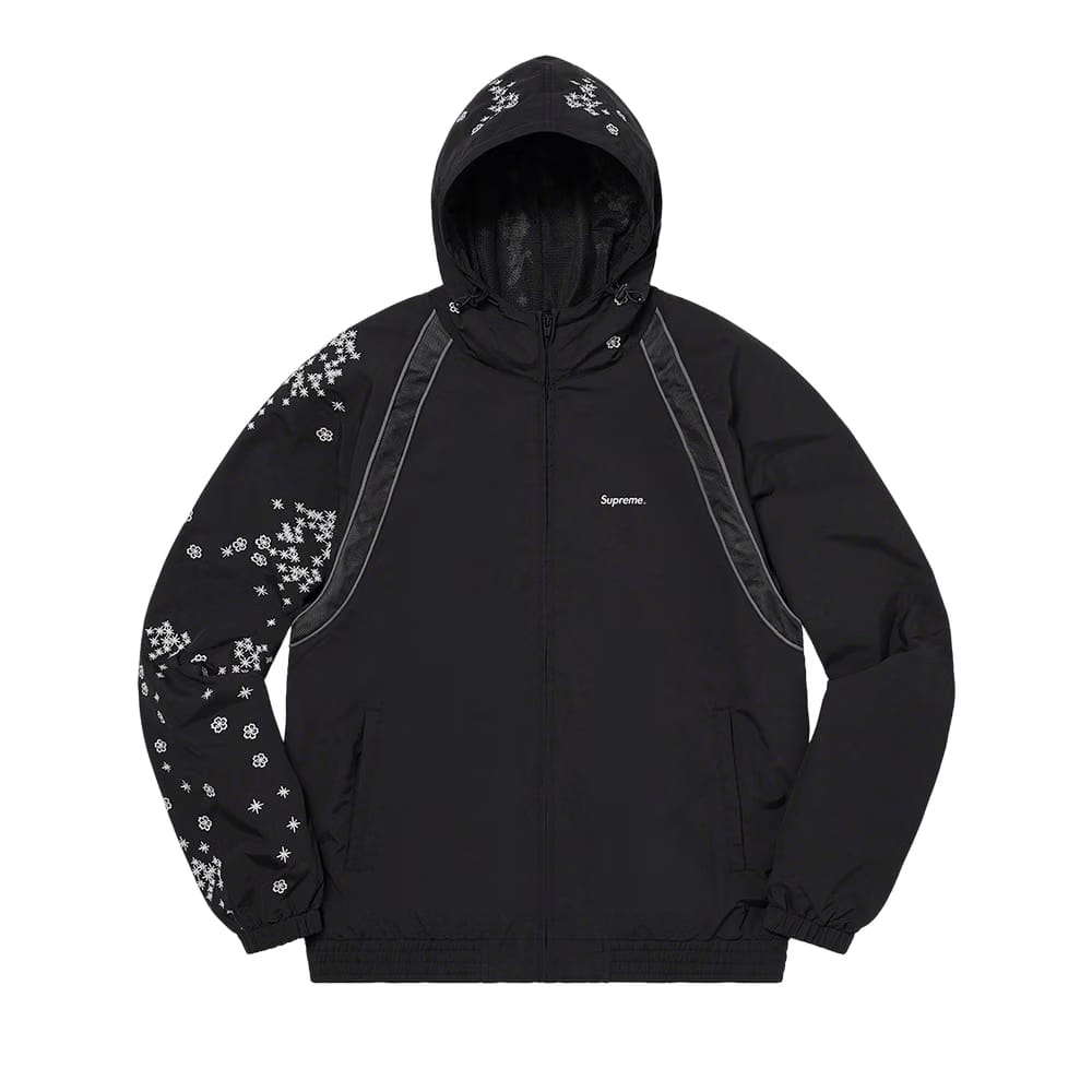 Supreme AOI Glow-In-The-Dark Track Jacket Black