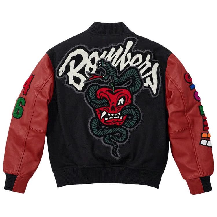 Supreme x WTAPS Varsity Jacket Black