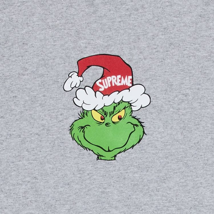 Supreme Grinch T-Shirt Heather Grey