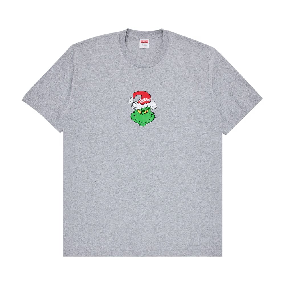 Supreme Grinch T-Shirt Heather Grey