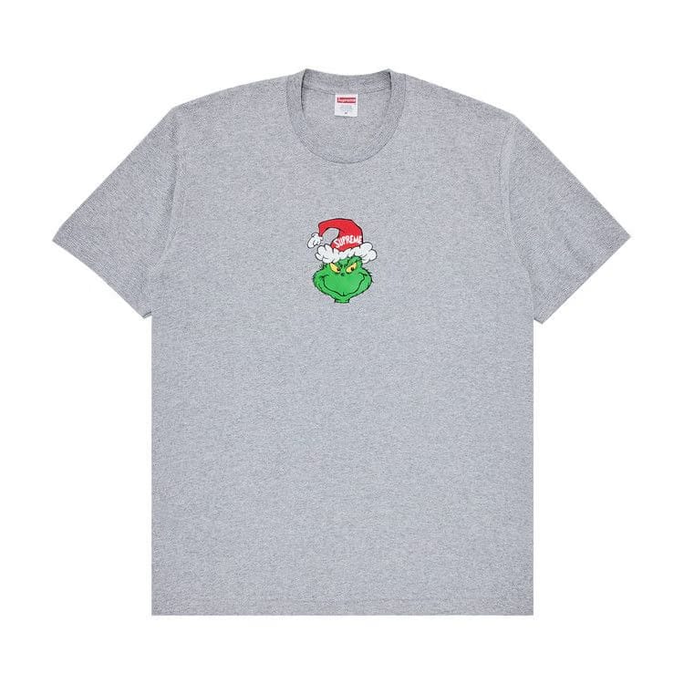 Supreme Grinch T-Shirt Heather Grey
