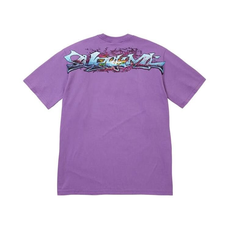 Supreme Tag T-Shirt Purple
