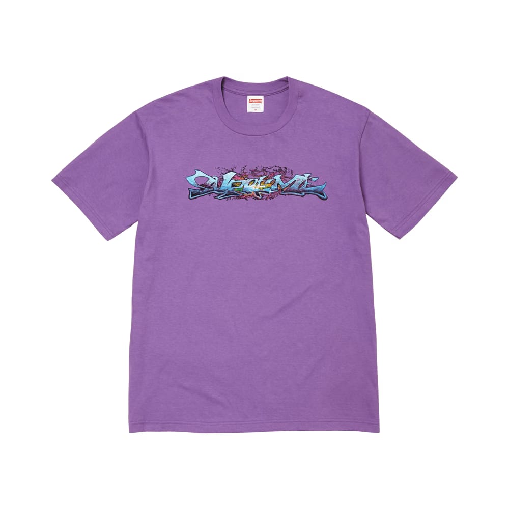 Supreme Tag T-Shirt Purple