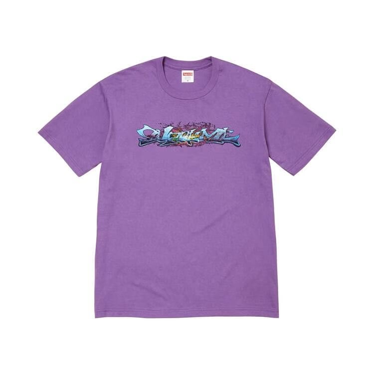 Supreme Tag T-Shirt Purple