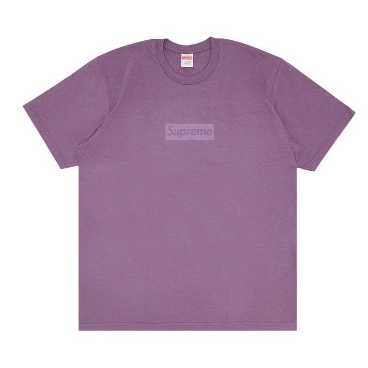 Supreme Tonal Box Logo T-Shirt Dusty Purple