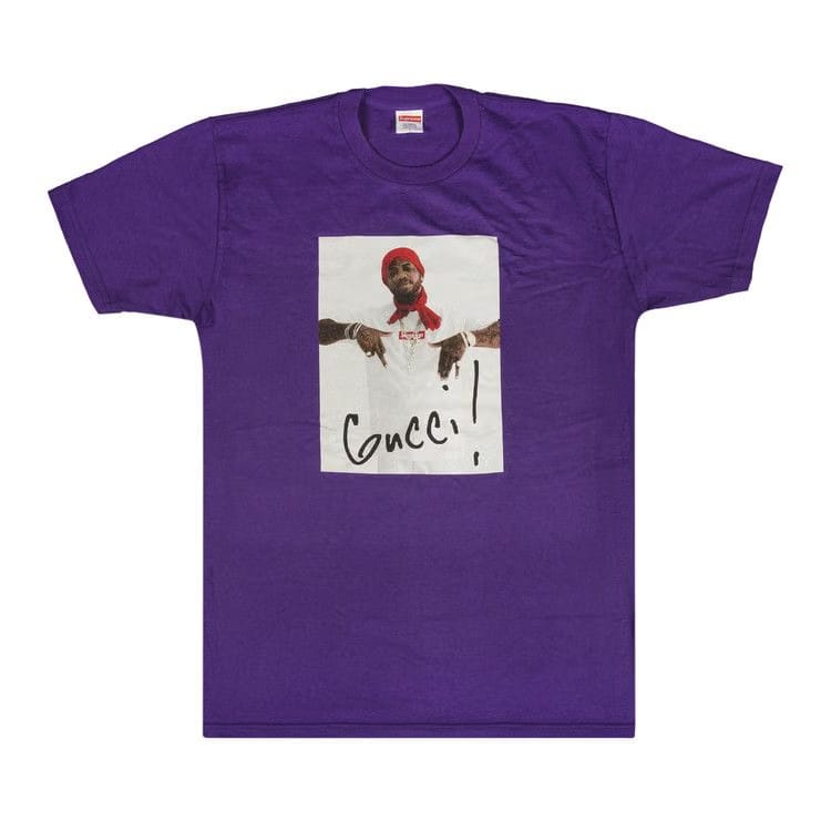 Supreme Gucci Mane T-Shirt Purple