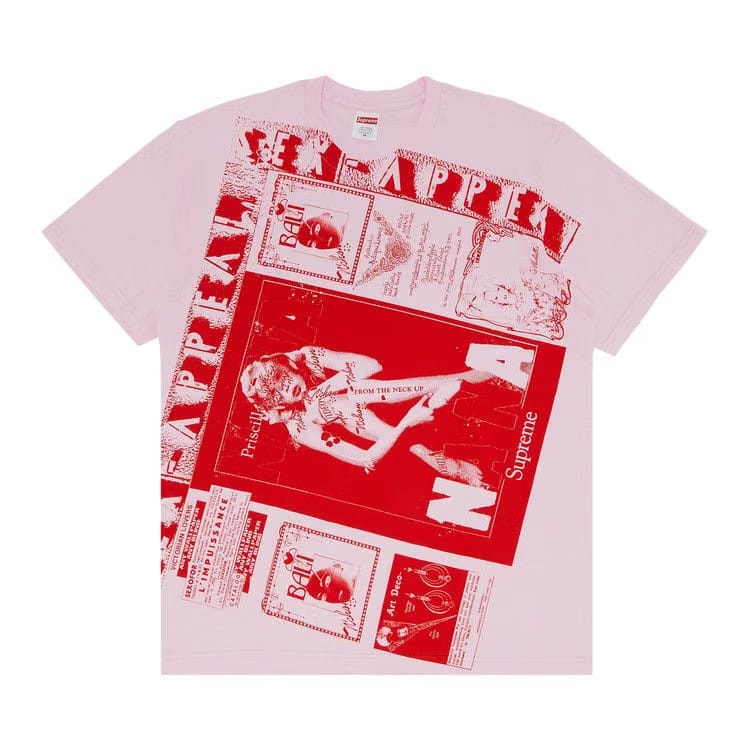 Supreme Collage T-Shirt Light Pink