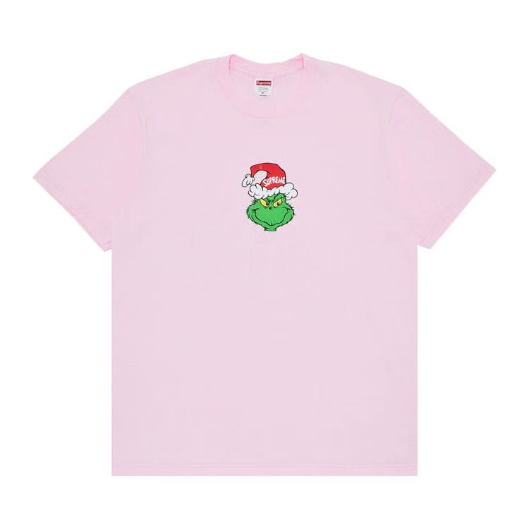 Supreme Grinch T-Shirt Light Pink