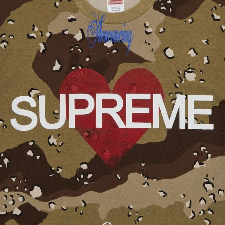 Supreme Announcing T-Shirt Chocolate Chip Camo