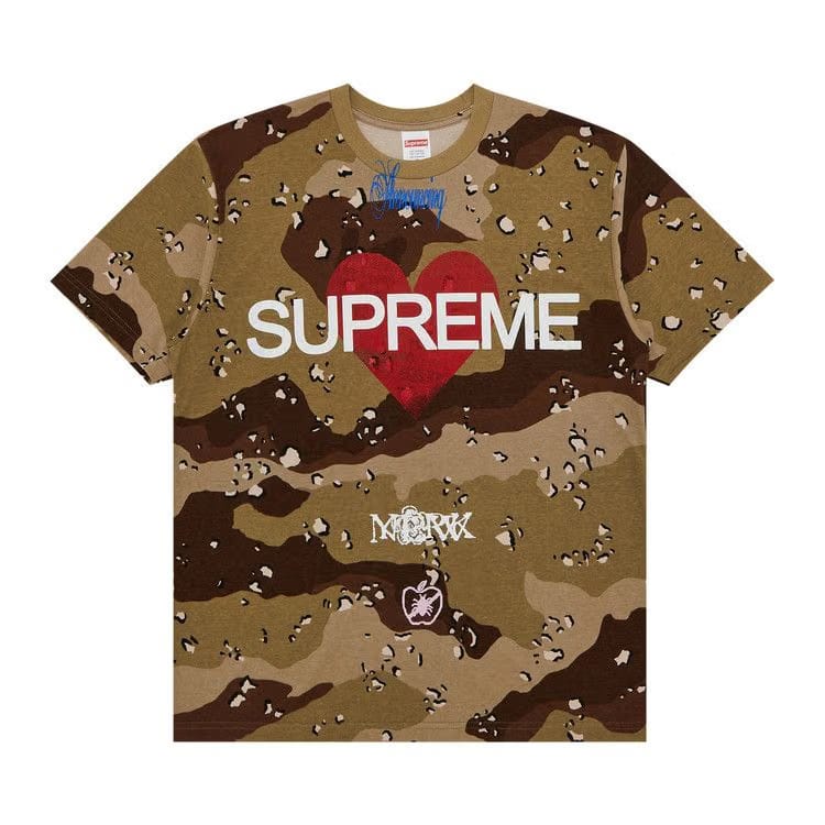 Supreme Announcing T-Shirt Chocolate Chip Camo