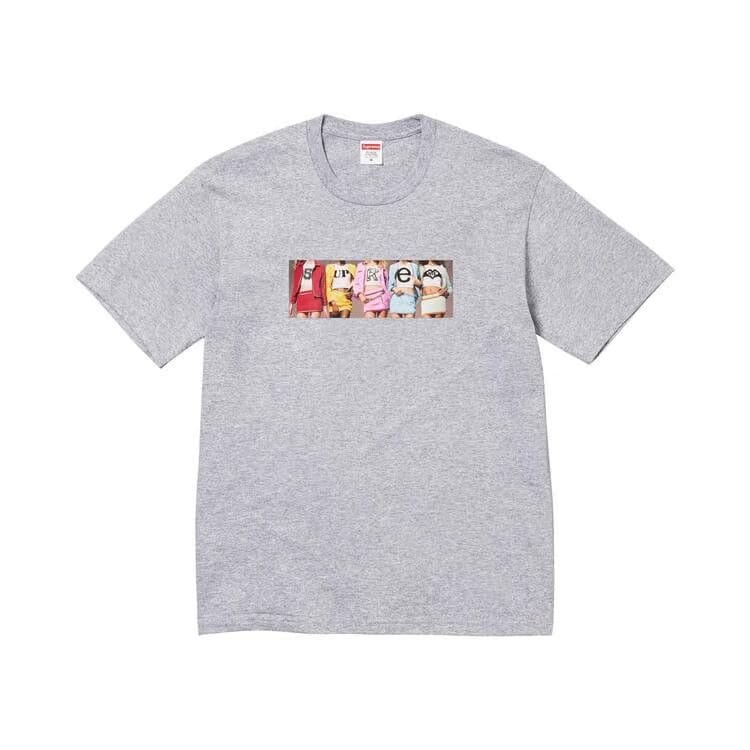 Supreme Girls T-Shirt Heather Grey