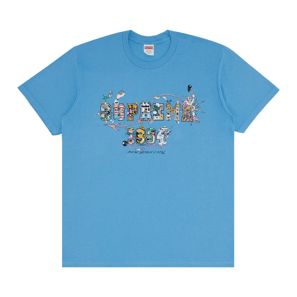 Supreme Varsity T-Shirt Bright Blue
