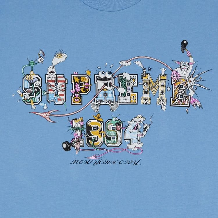 Supreme Varsity T-Shirt Bright Blue
