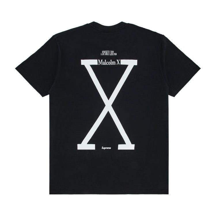 Supreme x 40 Acres Malcolm x T-Shirt Black