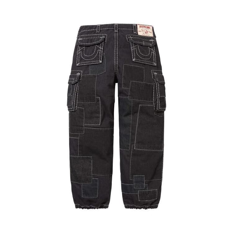 Supreme x True Religion Patchwork Cargo Pant Black