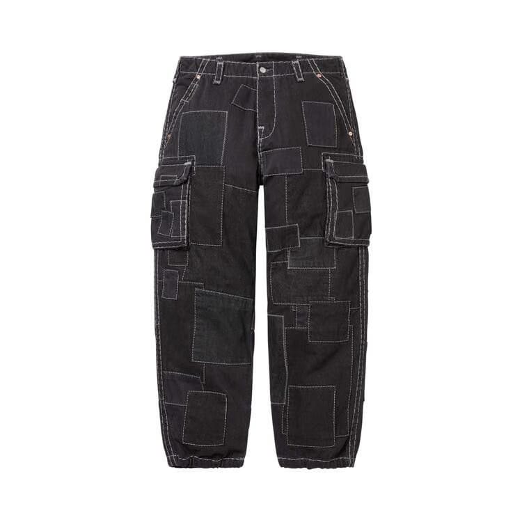 Supreme x True Religion Patchwork Cargo Pant Black