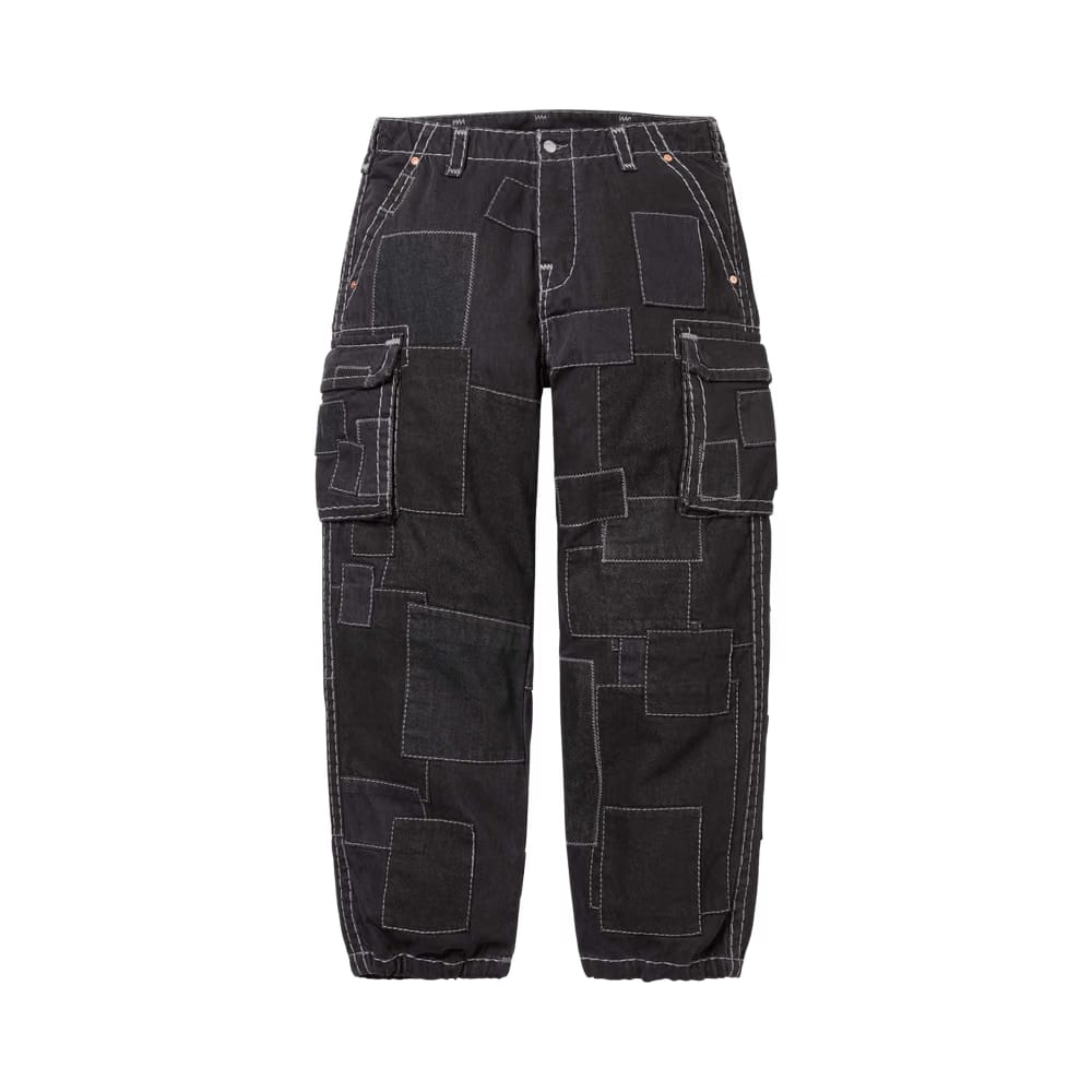 Supreme x True Religion Patchwork Cargo Pant Black