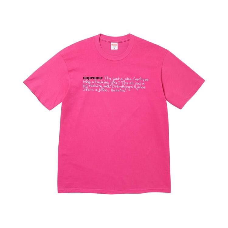 Supreme Joke T-Shirt Fuchsia