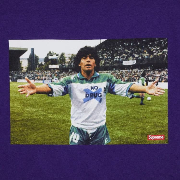 Supreme Maradona T-Shirt Purple