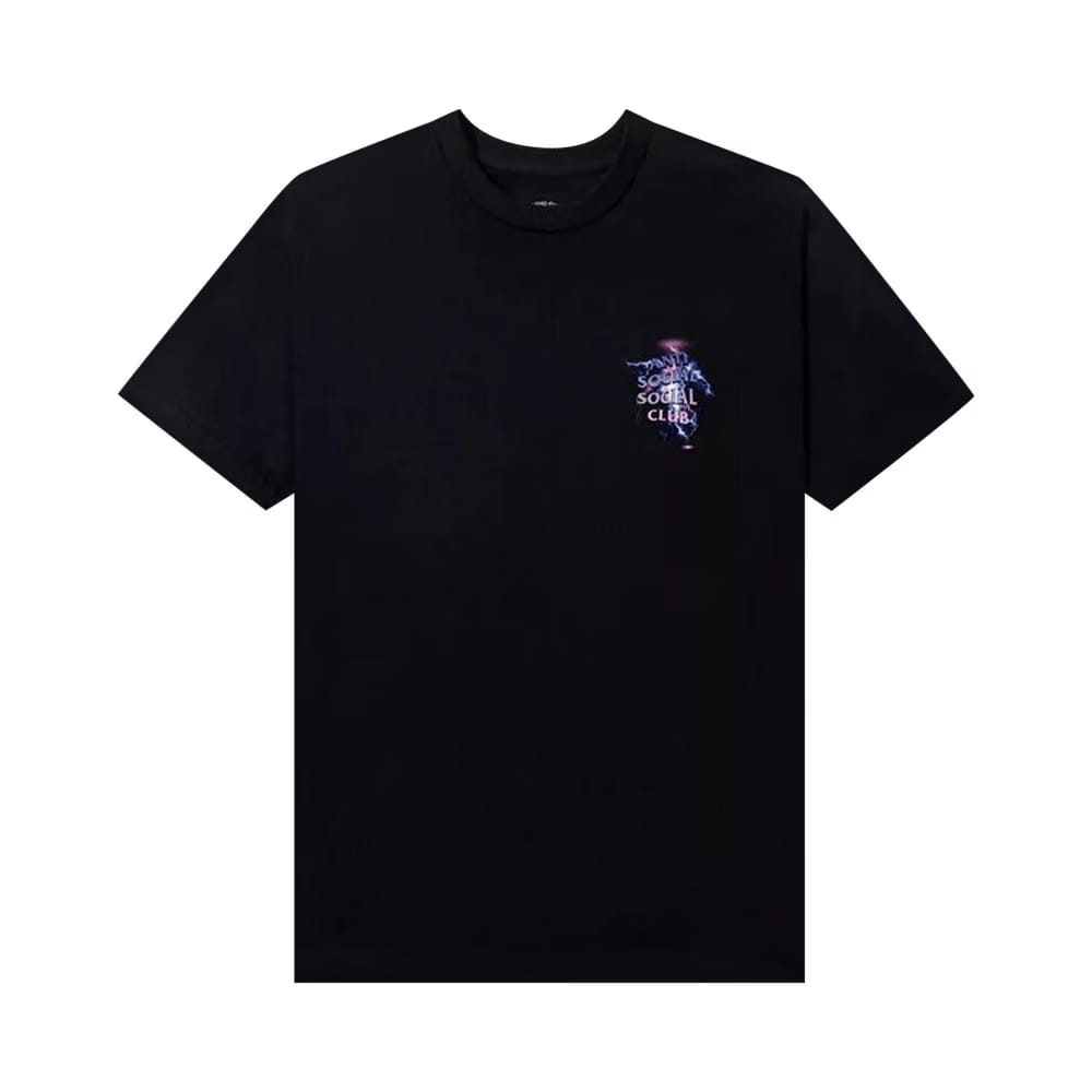 Anti Social Social Club Bolt From The Blue T-Shirt Black