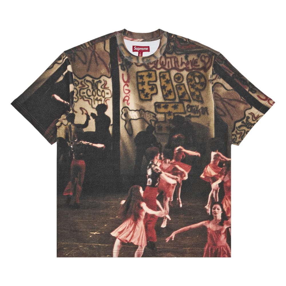 Supreme Ballet Shorts-Sleeve Top Multicolor