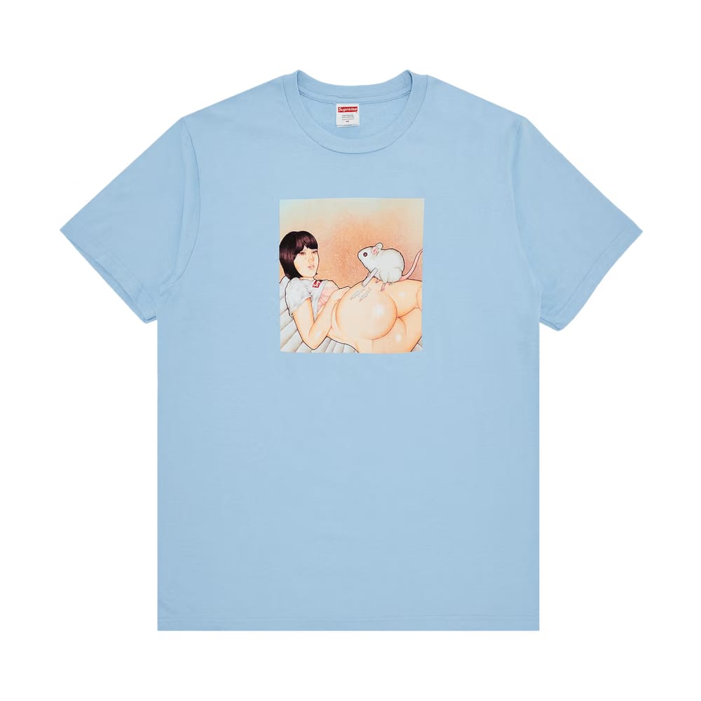 Supreme Mouse T-Shirt Powder Blue
