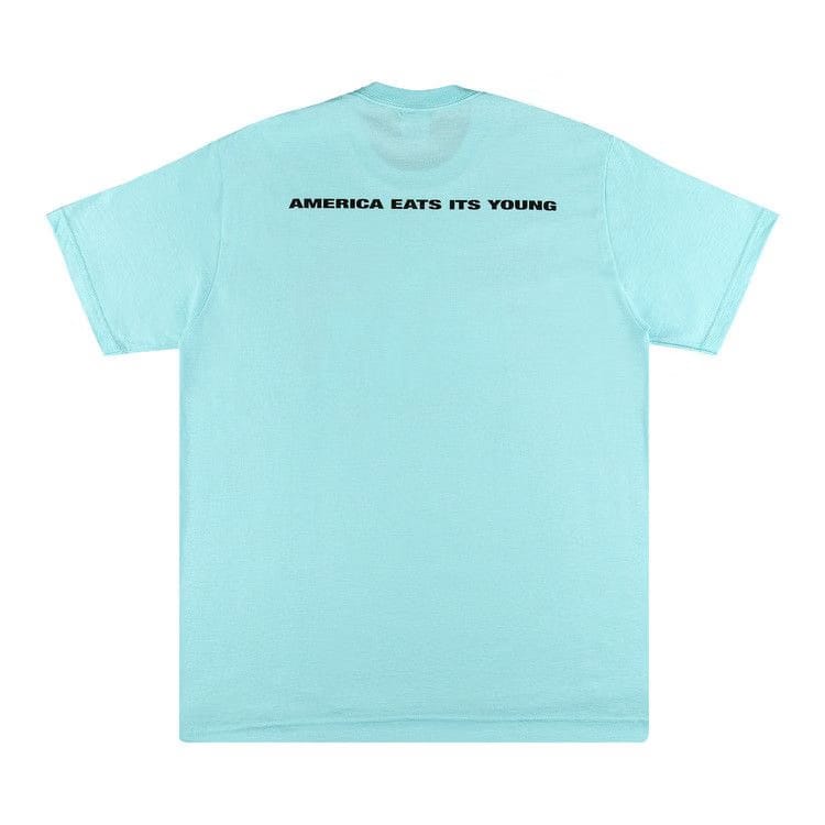 Supreme America Eats Its Young T-Shirt Turquoise