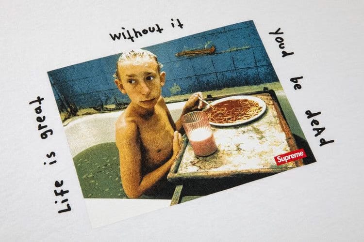 Supreme Gummo Bathtub T-Shirt White