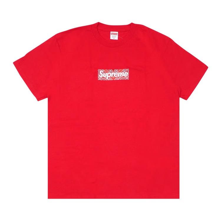 Supreme Bandana Box Logo T-Shirt Red