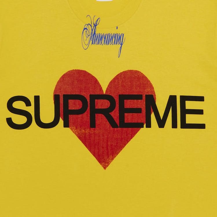 Supreme Announcing T-Shirt Yellow