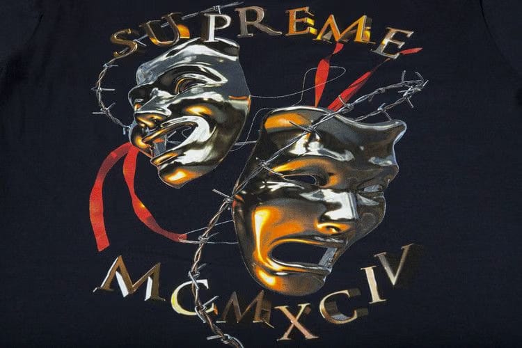 Supreme Laugh Now T-Shirt Navy