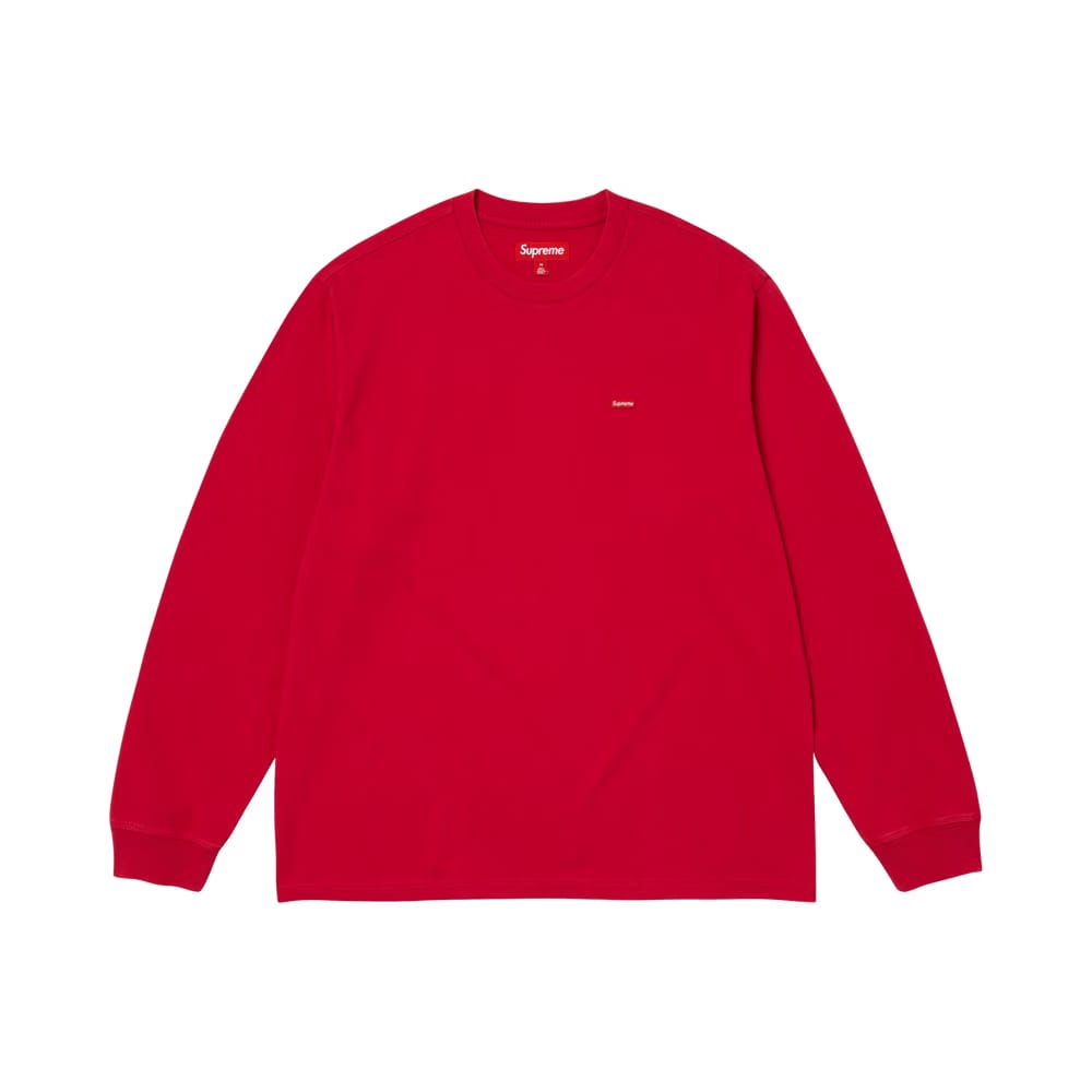 Supreme Small Box Long-Sleeve T-Shirt Dark Red