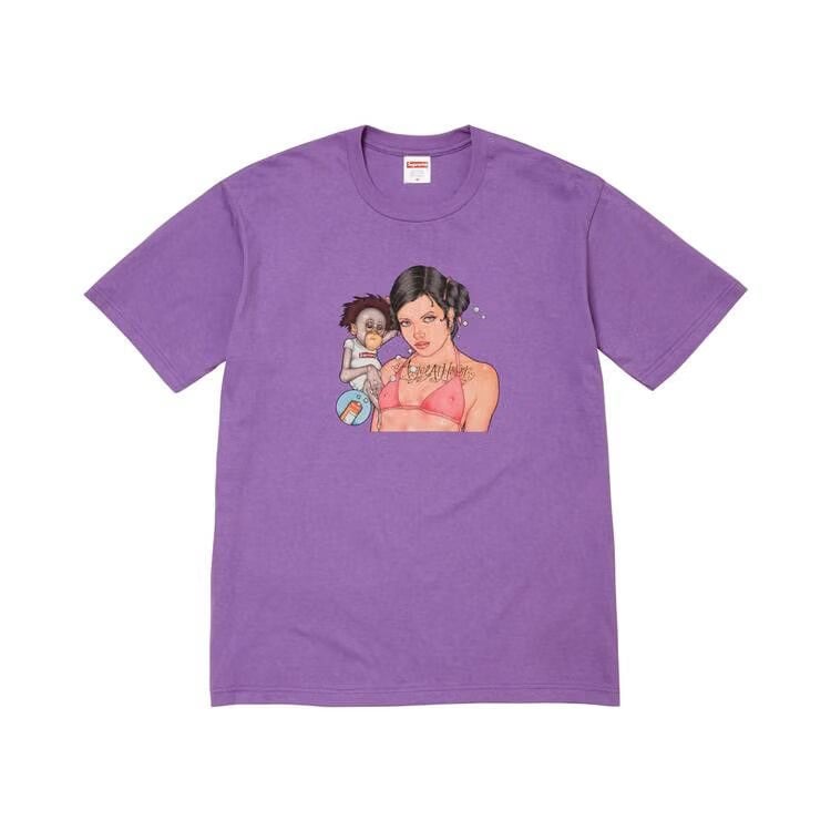 Supreme Angel T-Shirt Purple