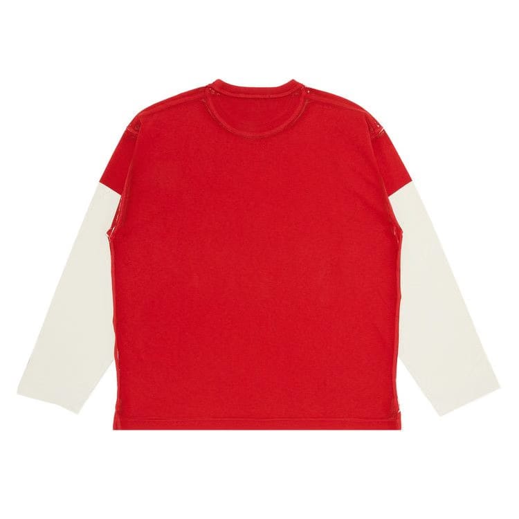 Supreme x Stone Island Long-Sleeve Top Red