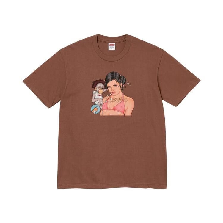 Supreme Angel T-Shirt Brown