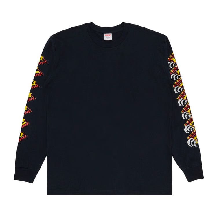 Supreme Strawberries Long-Sleeve T-Shirt Navy