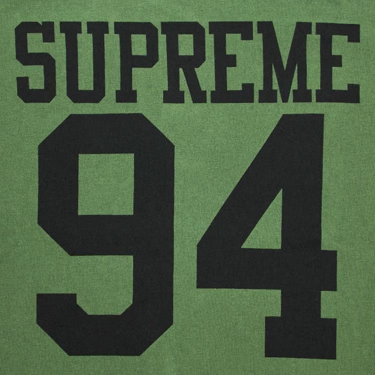 Supreme Split Shorts-Sleeve Football Top Green