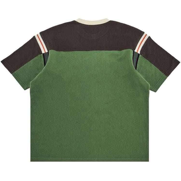 Supreme Split Shorts-Sleeve Football Top Green