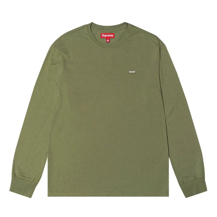 Supreme Small Box Long-Sleeve T-Shirt Light Olive