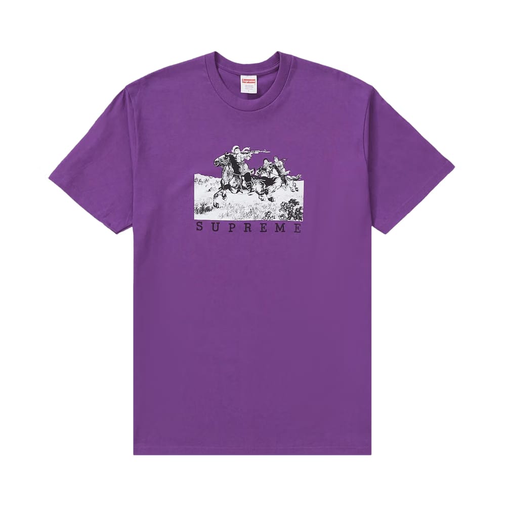 Supreme Riders T-Shirt Purple